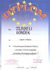 konkurs wiedzy o europie IG